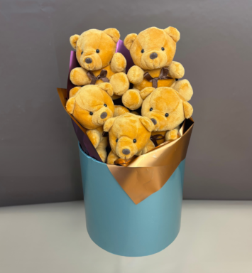 Plisani medvedic sa masnom 10cm